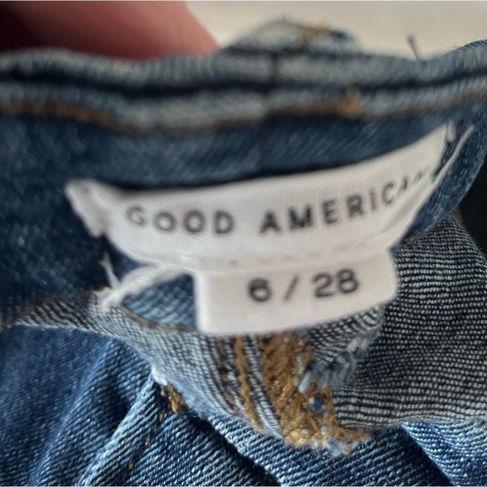 Good American Good Legs Dark Blue Skinny Jeans - Picture 5 of 6
